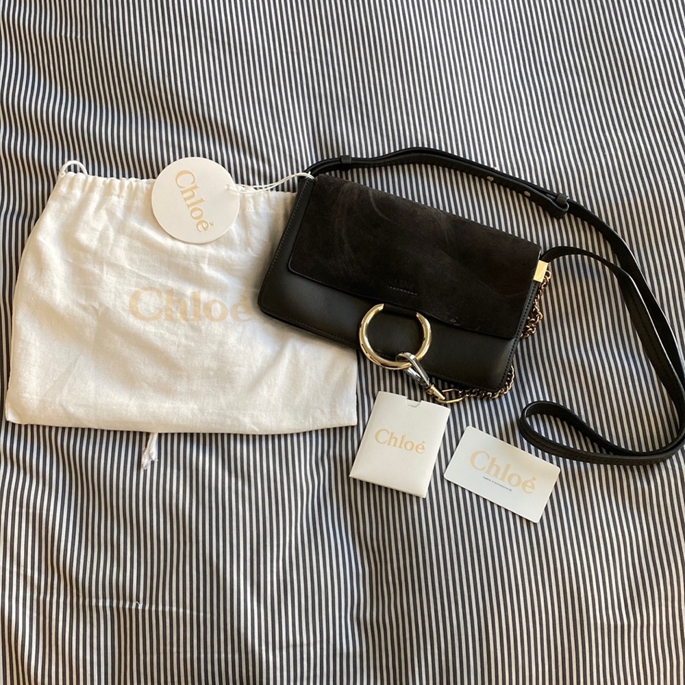 chloe faye small shoulder bag